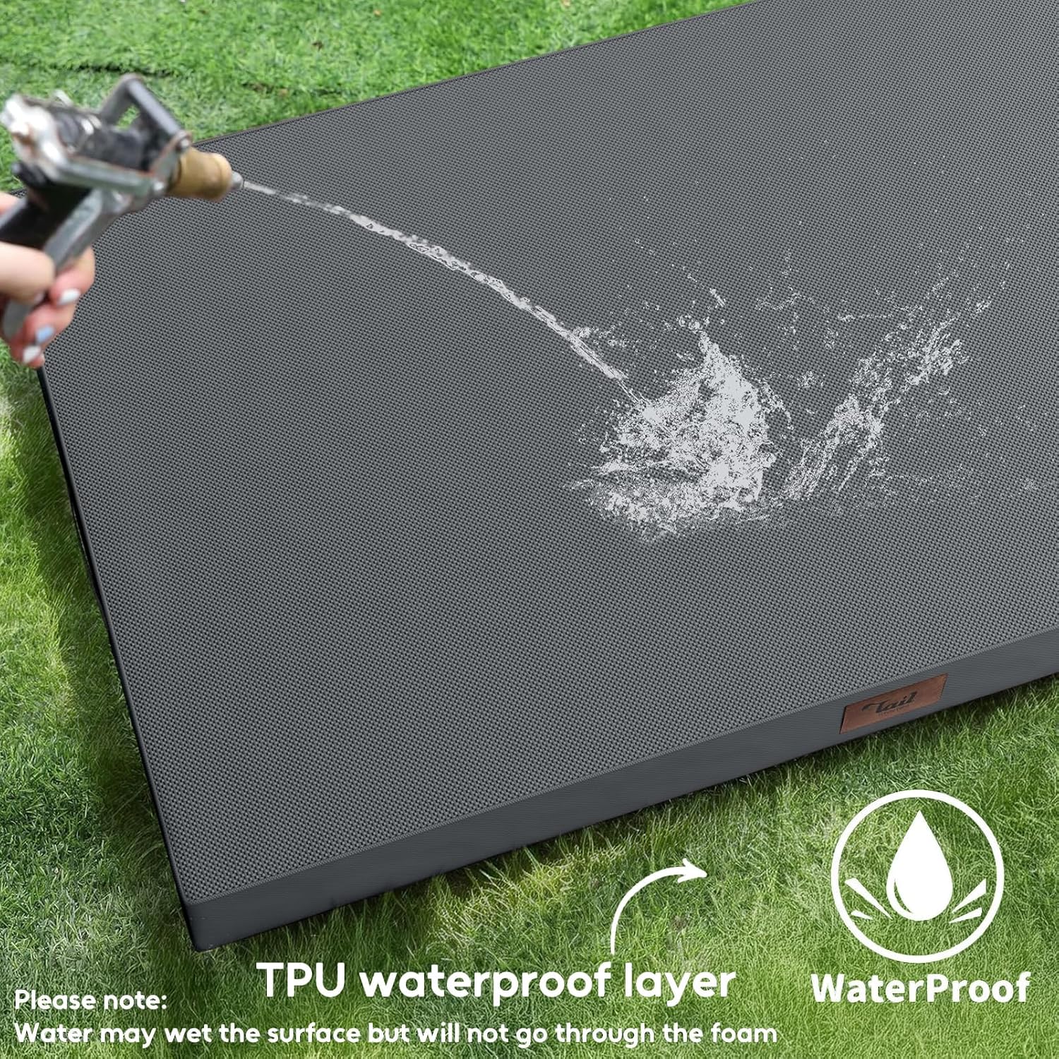 Outdoor Waterproof Orthopedic Dog Bed for Large Dogs - Image 3