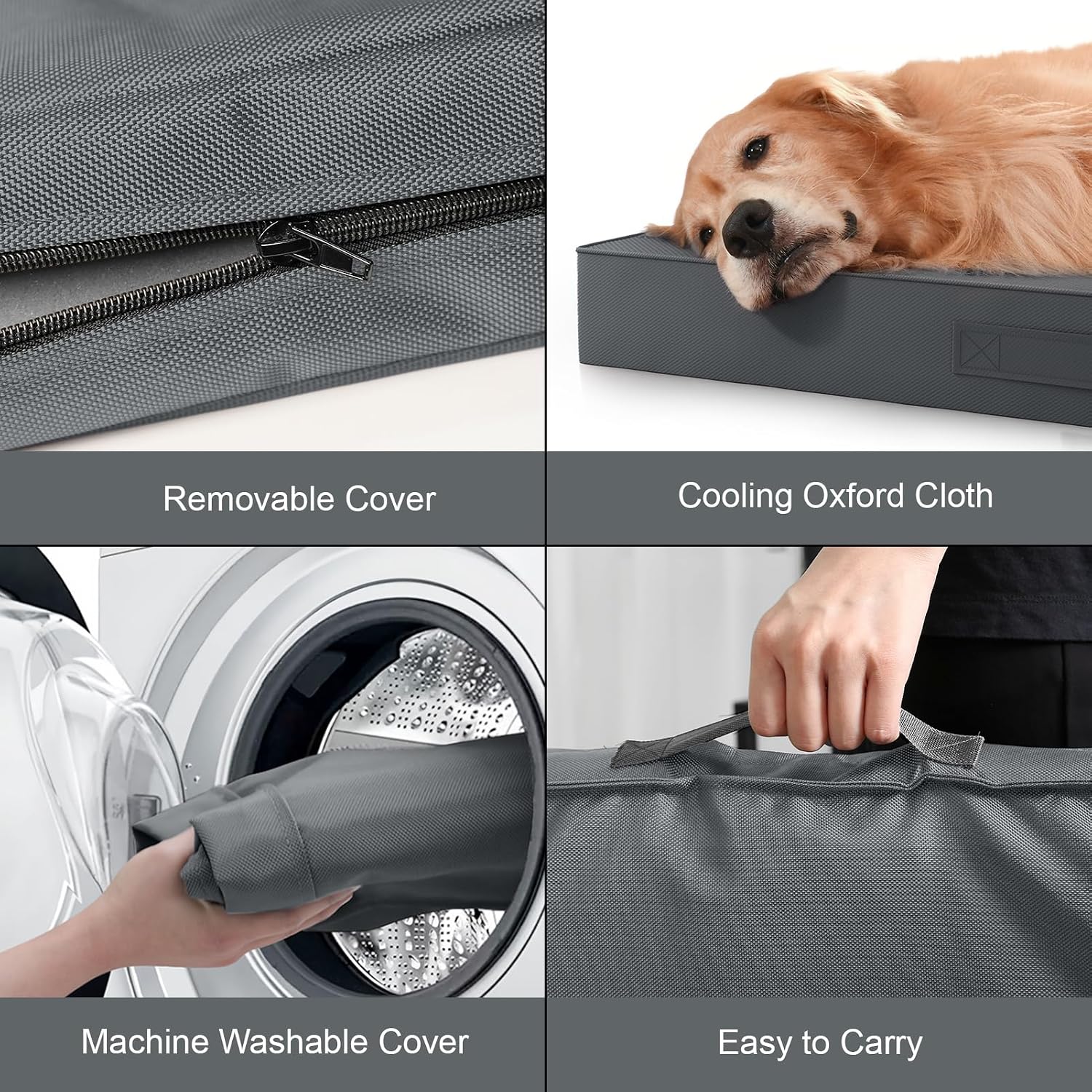 Outdoor Waterproof Orthopedic Dog Bed for Large Dogs - Image 5