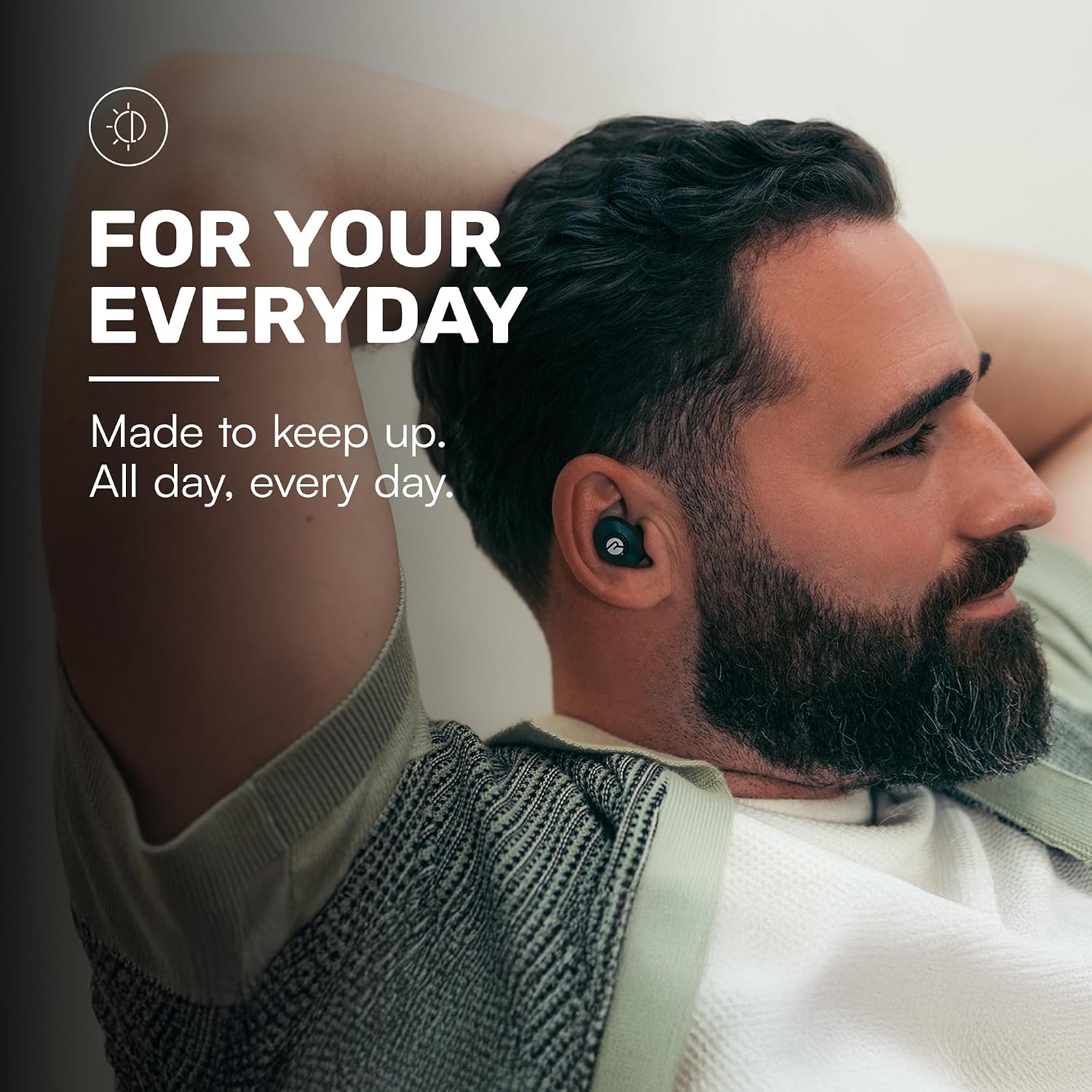 Raycon Everyday Bluetooth Wireless Earbuds with Microphone - Active Noise Cancelling, Sweat & Water-Resistant Earphones, Ear Buds Wireless Bluetooth (Blue) - Image 7