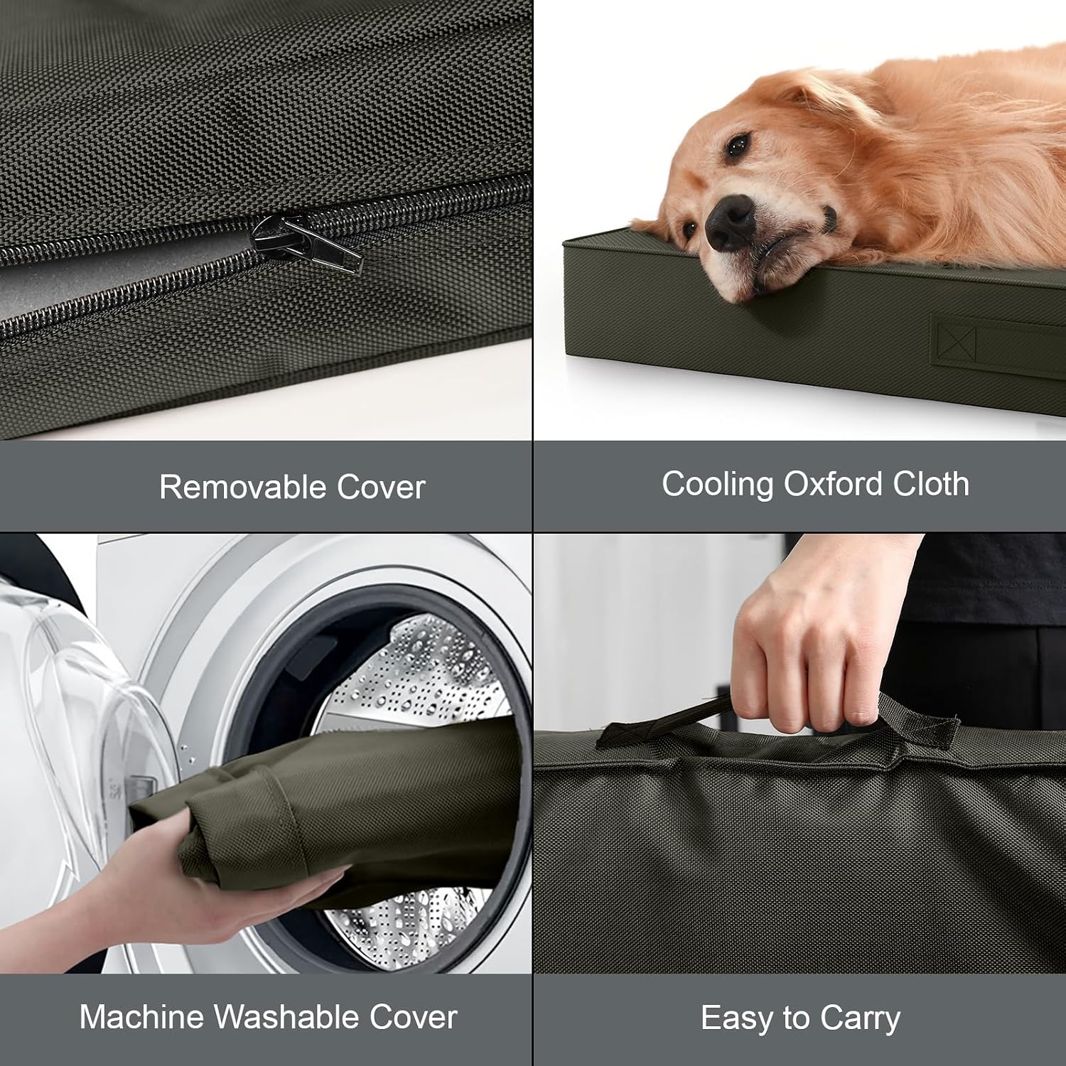 Jumbo Waterproof Orthopedic Dog Bed for Extra Large Dogs - Image 6