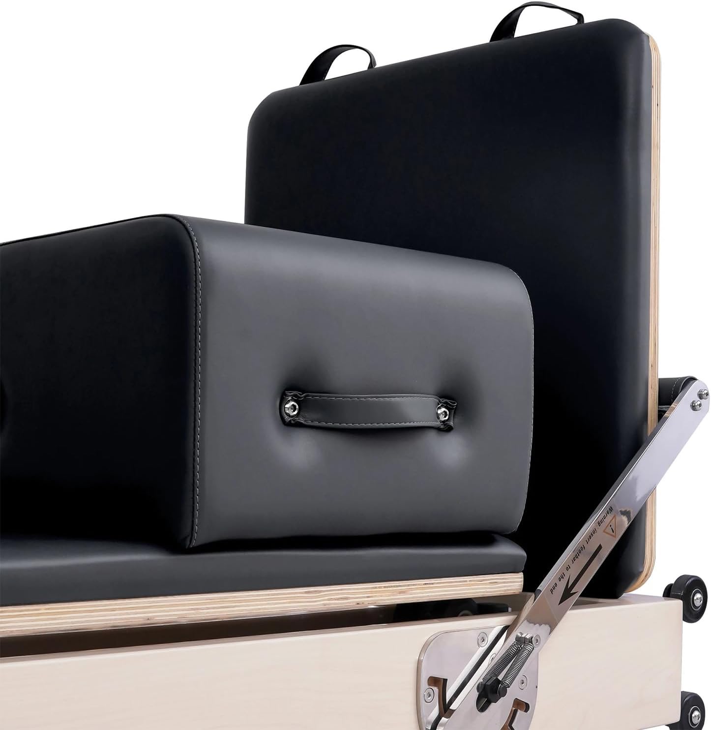 Pilates Reformer Bed,Quick-Assembly Studio Grade Pilates Machine for Gym and Home,Maple Wood Pilates Equipment with Reformer Accessories - Image 4