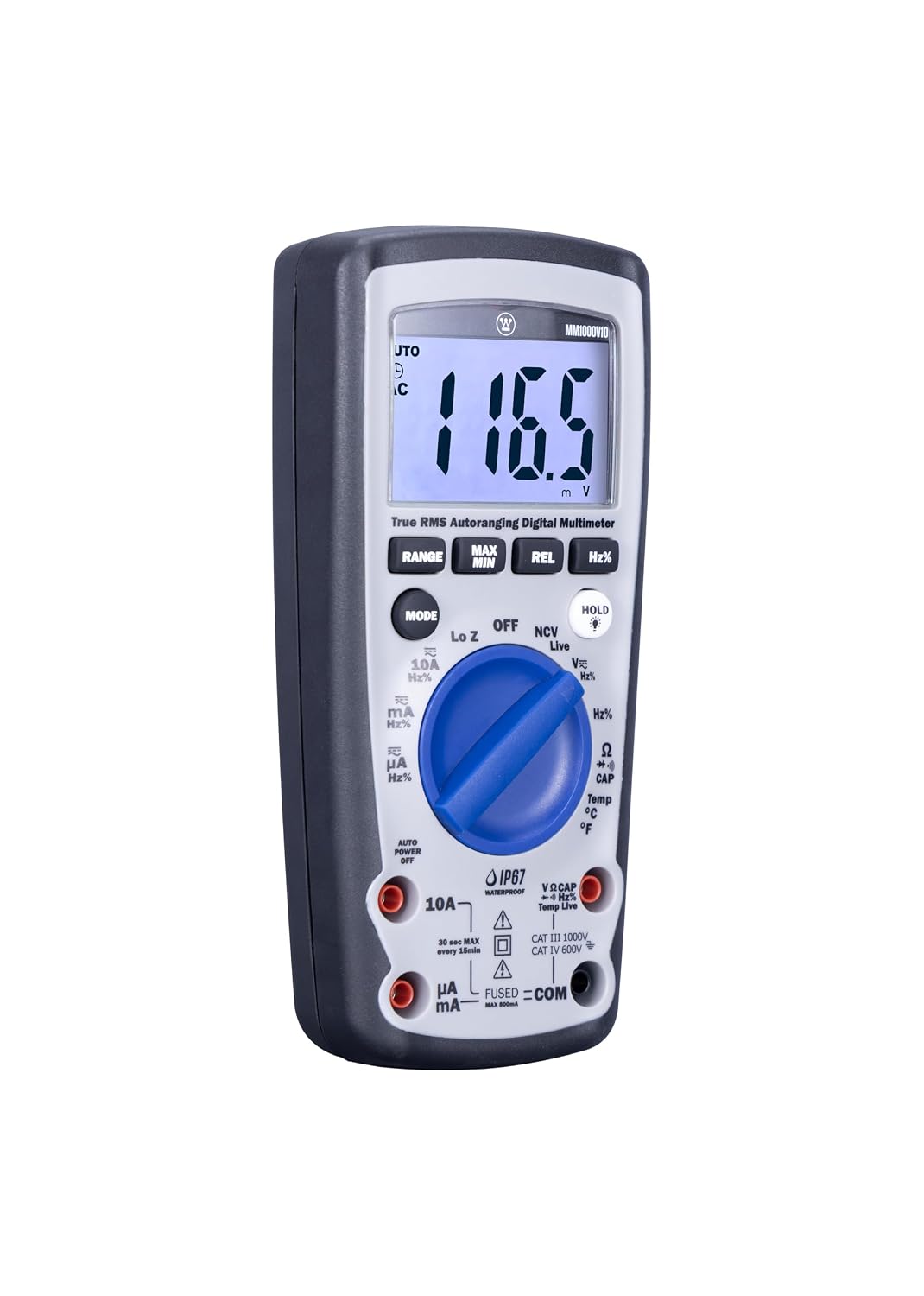 Westinghouse Dual Range Non-Contact Voltage Detector & 1000V True RMS Multimeter – Professional & DIY Electrical Tool Bundle with Backlight, MAX/MIN, 2-Year Warranty - Image 3