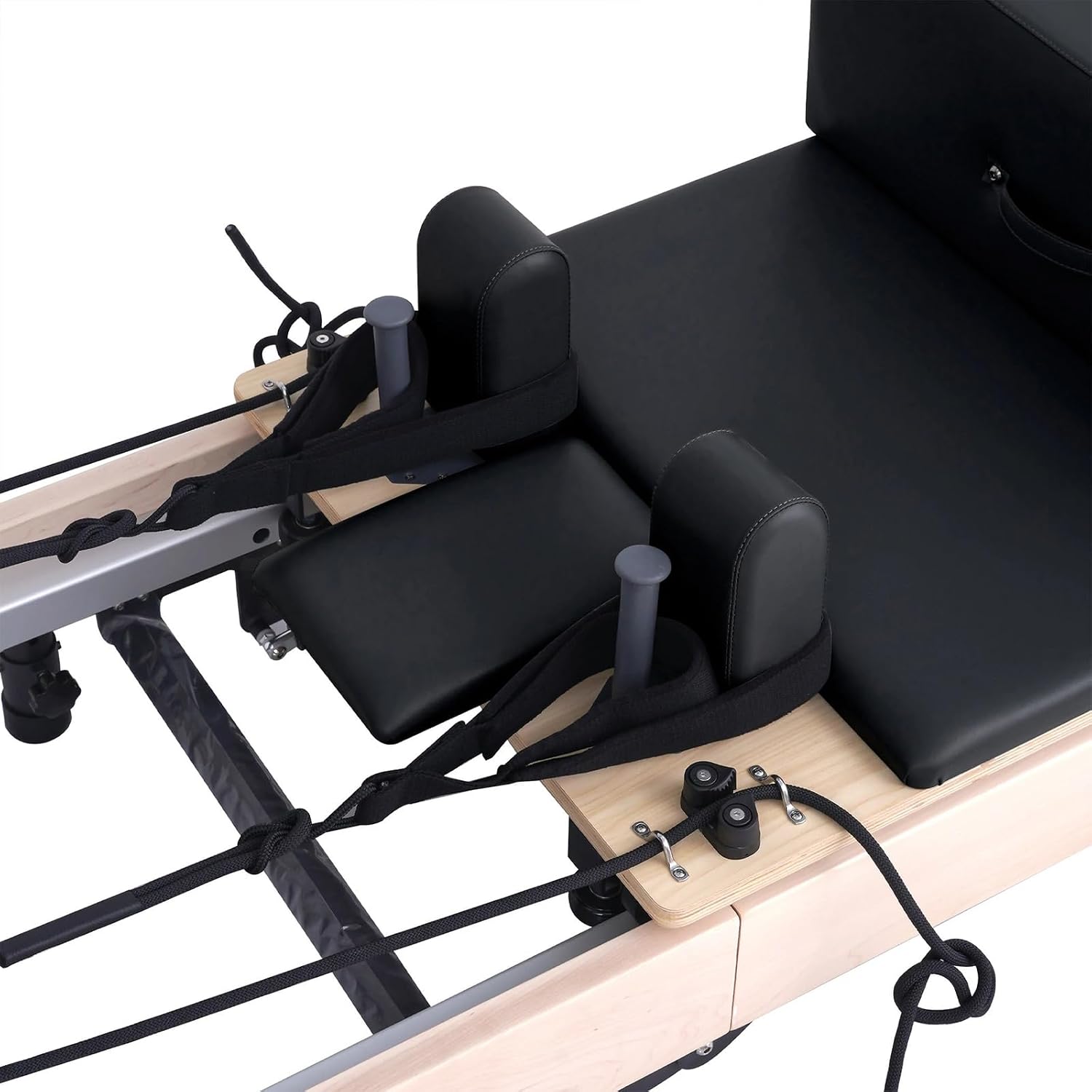 Pilates Reformer Bed,Quick-Assembly Studio Grade Pilates Machine for Gym and Home,Maple Wood Pilates Equipment with Reformer Accessories - Image 8