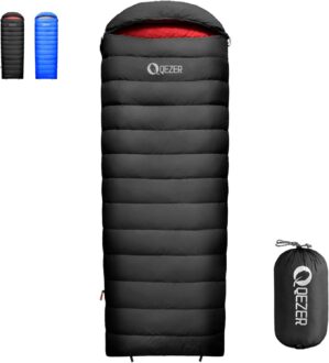 Down Sleeping Bag for Adults, 600 F...