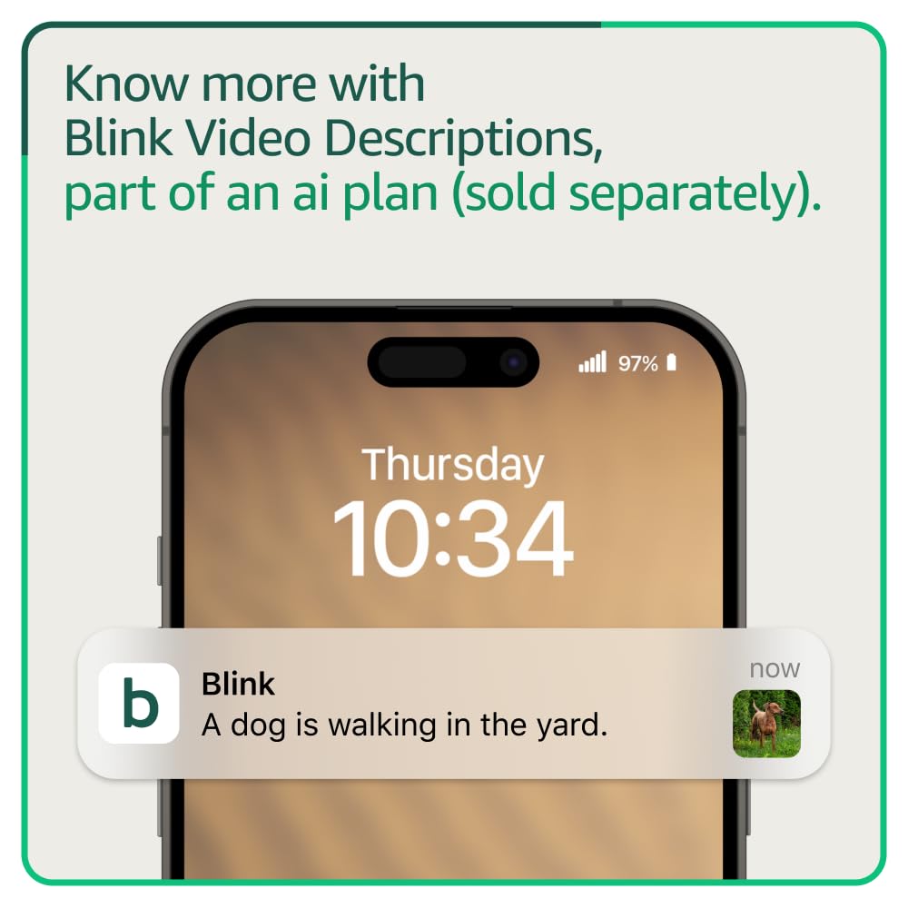 Blink Outdoor 4 – Wireless smart security camera, two-year battery life, 1080p HD day and infrared night live view, two-way talk. Sync Module Core included – 3 camera system - Image 6