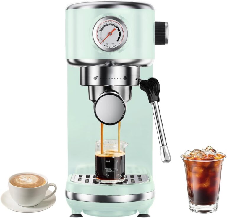 atatix Espresso Machine with Milk Frother, 20 Bar Pressure Espresso Maker