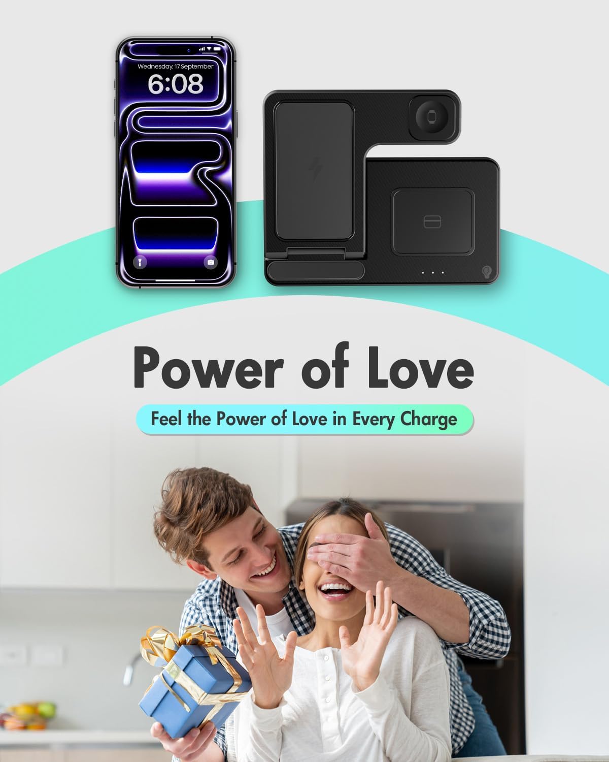 GETPALS Wireless Charger iPhone Charging Station for Apple Multiple Devices - Image 9