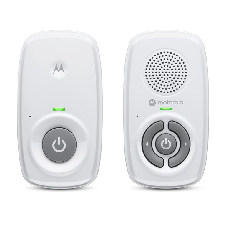 Motorola Nursery Audio Baby Monitor, No WiFi, Long Range 1000 ft, Volume Control, DECT Private Connection, Cry Detection, Portable Battery Parent Unit, Ideal for Safe Monitoring, No App, AM21
