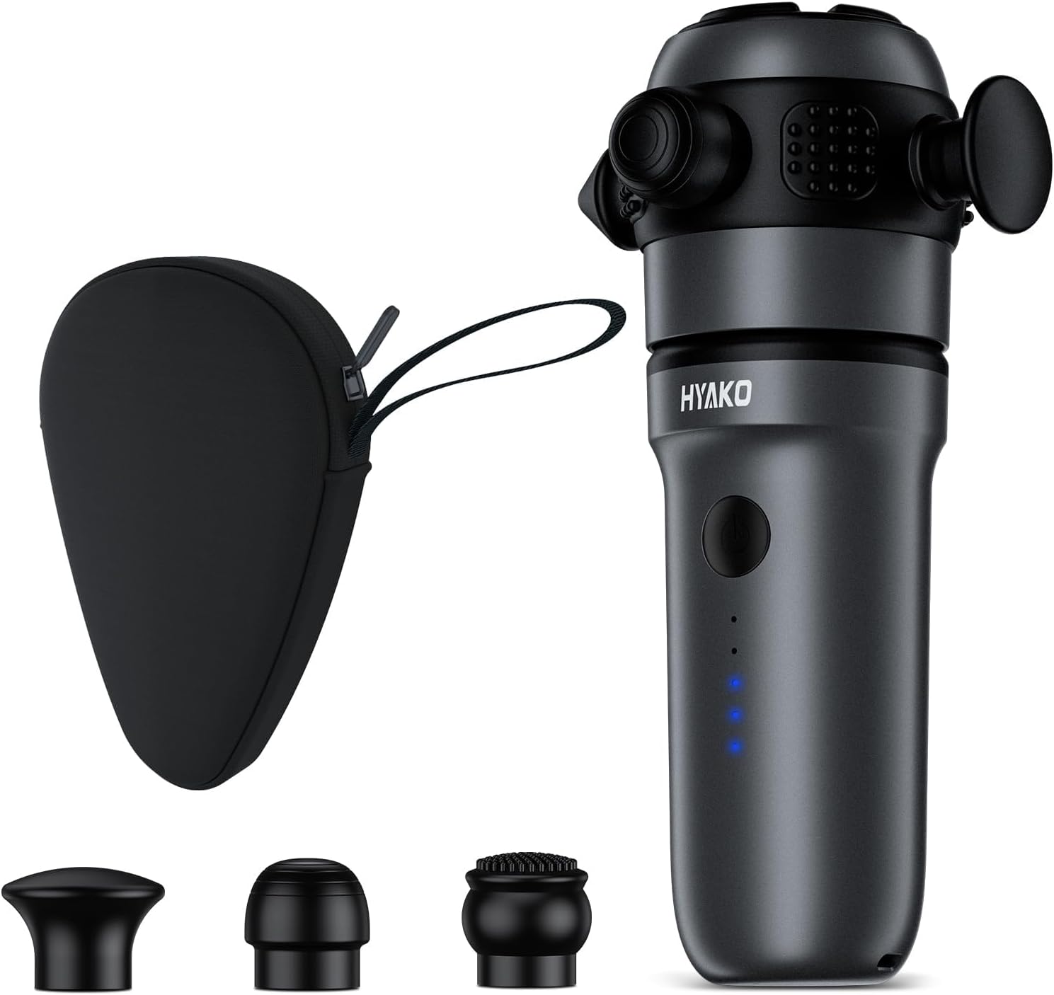 HYAKO R1 Mini Therapy Massager - Travel Deep Tissue Vibration Massage Gun