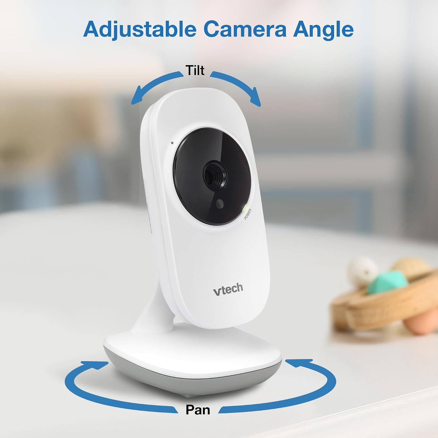 VTech Baby Monitor No WiFi – 19Hr Video Battery, 1000ft Range, Night Vision, Two-Way Talk, Temperature Sensor, Sound-Activated Screen, Lullabies | VM819 - Image 5