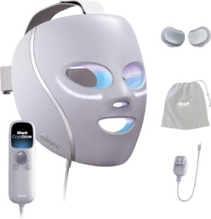 Shark CryoGlow LED Face Mask, Red L...