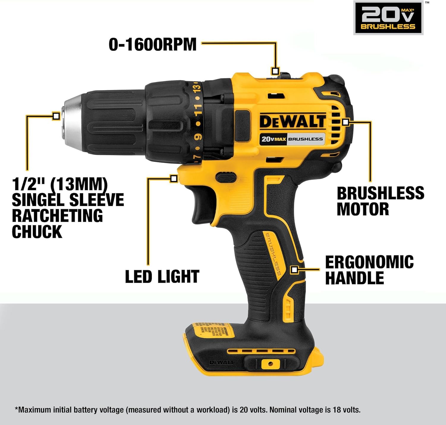 DEWALT 20V MAX 7-Tool Combo Kit, Includes Cordless Drill, Impact Driver, Reciprocating Saw, Circular Saw, Oscillating Tool, Random Orbital Sander, Jigsaw, 5Ah Battery and Charger (DCK751P1) - Image 5