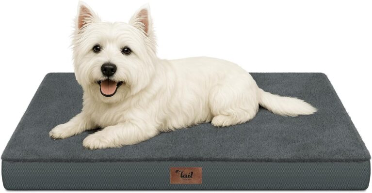 Waterproof Orthopedic Dog Crate Bed for Small Dogs & Cats