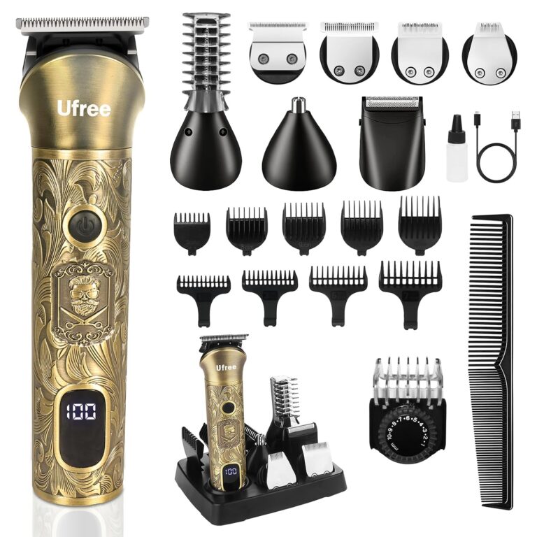 Ufree Professional Beard Trimmer for Men, Electric Shaver Razor, Men Gift