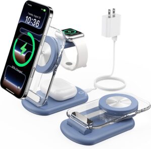 Mukiya 3 in 1 Magnetic Wireless Cha...