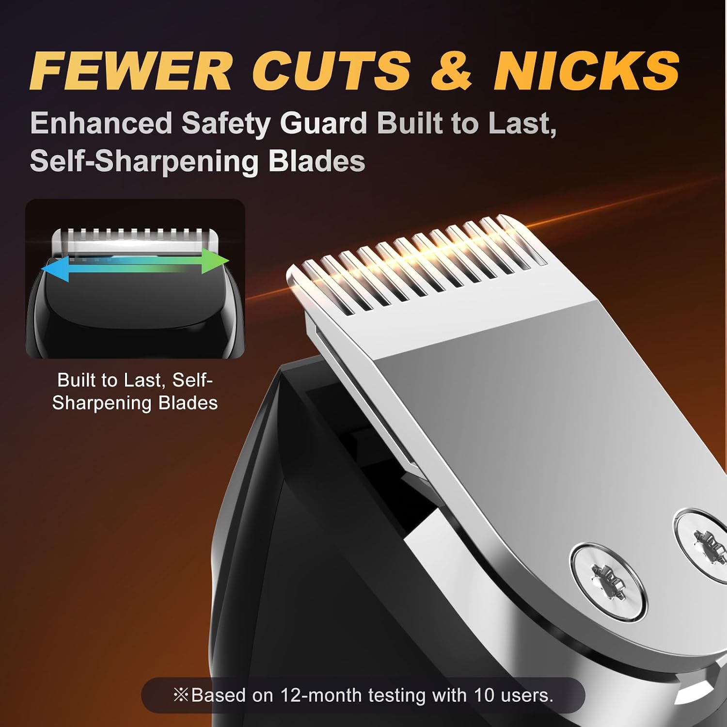 Beard Trimmer for Men,18 in 1 Electric Razor & Hair Clipper,Accessories mens‑electric‑shaver,Waterproof Mustache Grooming Kit,Rechargeable Beard Trimmer - Image 3