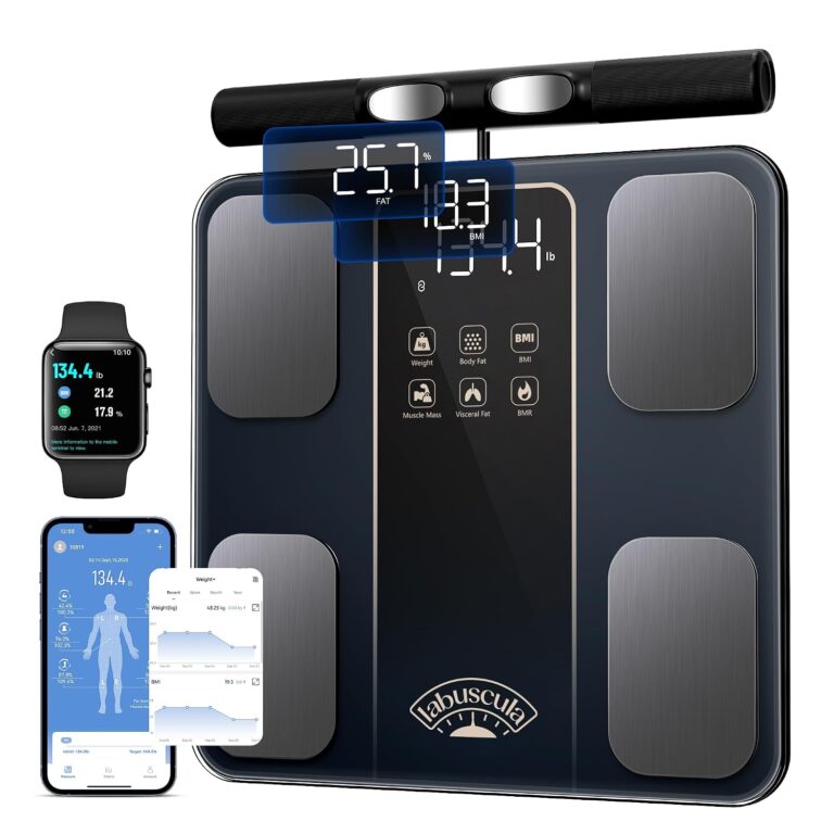 Body Composition Scale with Handle, 8-Electrode Smart Scale