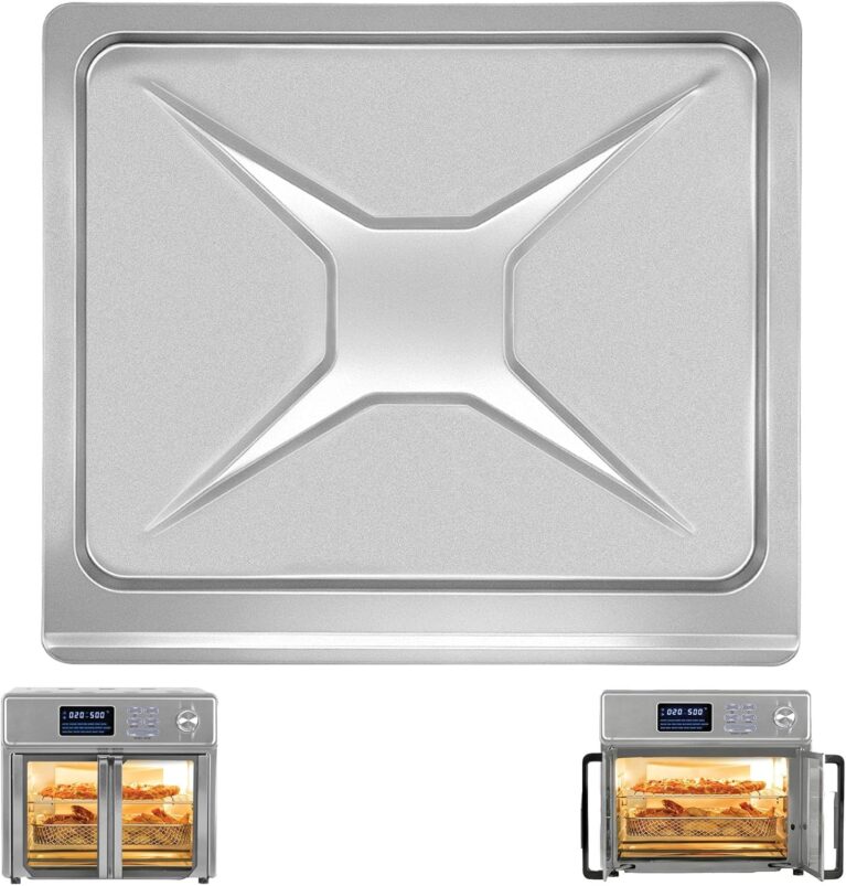 Air Fryer Drip Pan for Kalorik MAXX 26 Quart Air Fryer Oven Combo, 12.5×11×0.3 IN Crumb Bottom Tray 10 in 1 Countertop Toaster Oven Replacement Parts Accessories, Premium Steel, Dishwasher Safe