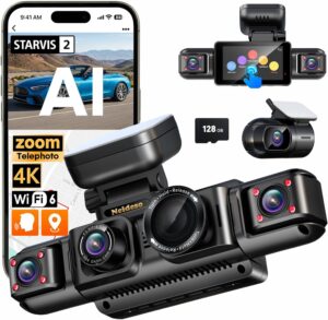 Neideso 5 Channel Telephoto 4K Dash...