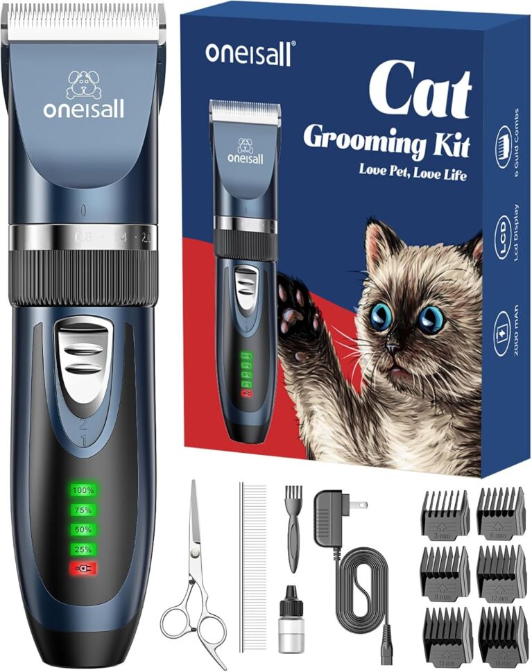 oneisall Quiet Cat Clippers for Matted Hair & Long Hair, Cat Shaver