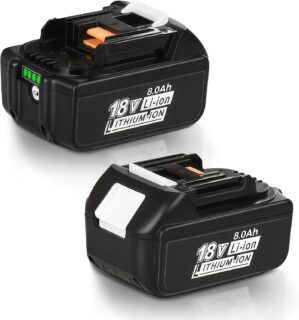 2 Pack 8000mah Battery Replacement ...