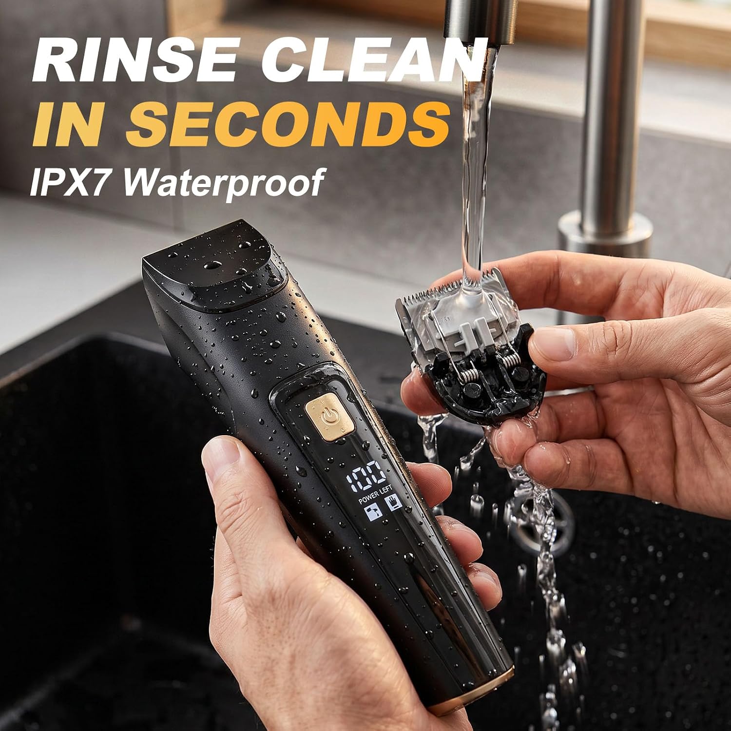 Beard Trimmer for Men,18 in 1 Electric Razor & Hair Clipper,Accessories mens‑electric‑shaver,Waterproof Mustache Grooming Kit,Rechargeable Beard Trimmer - Image 7