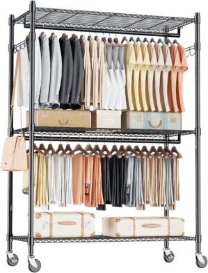 Homdox 3 Tier Heavy Duty Garment Ra...