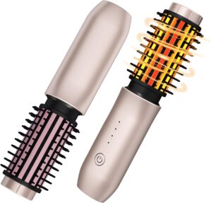 Cordless Hair Curling Iron Brush, T...