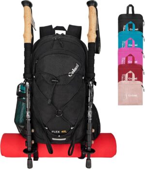 Goloni 45L Foldable Hiking Daypack,...