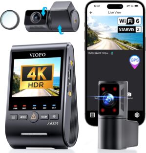VIOFO A329S 4K+2K+2K Dash Cam Front...