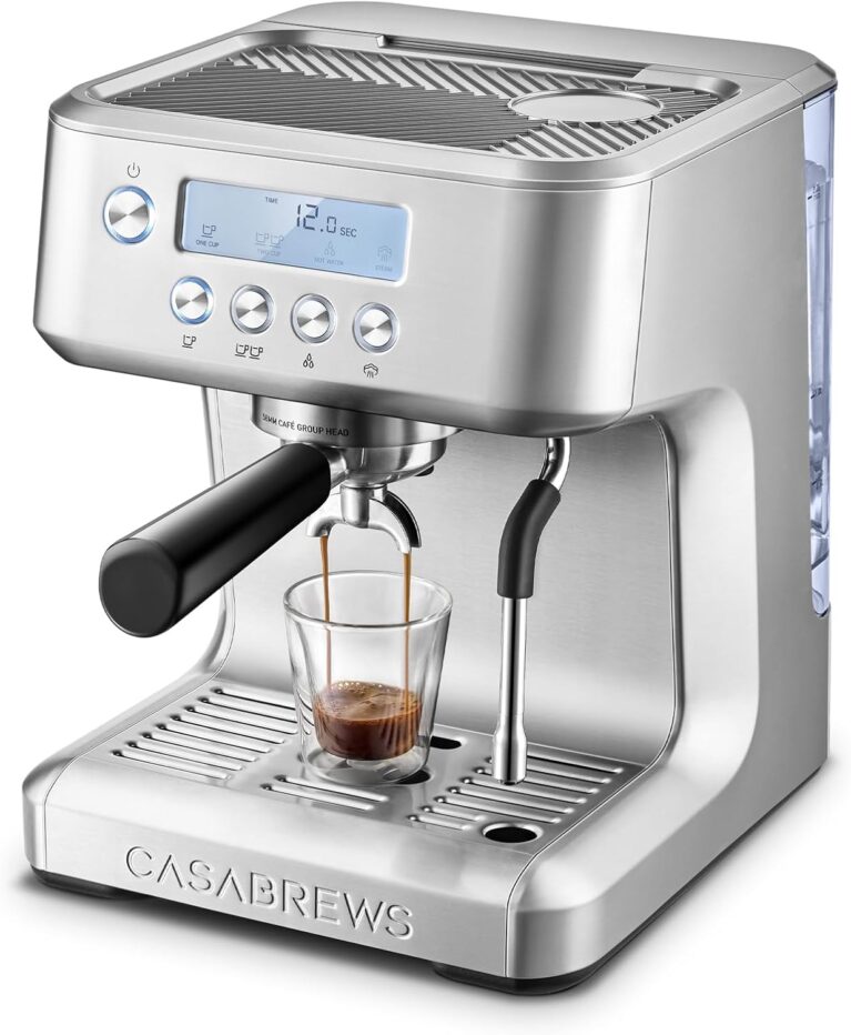 CASABREWS Ultra Espresso Machine, Barista Espresso Maker with Steam Wand