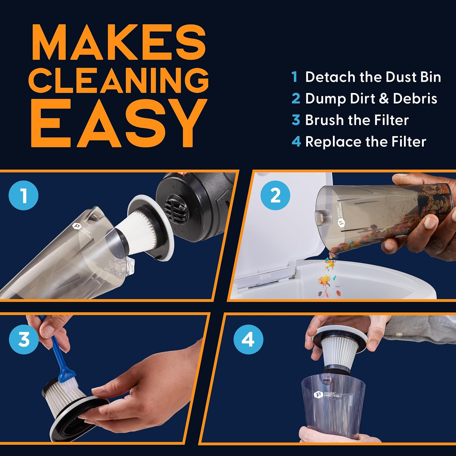 ThisWorx Handheld Car Vacuum, Portable Car Vacuum Cleaner with 16Ft Cord - Image 9