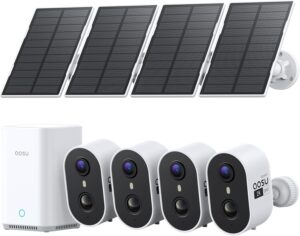 aosu 2K Solar Security Cameras Wire...