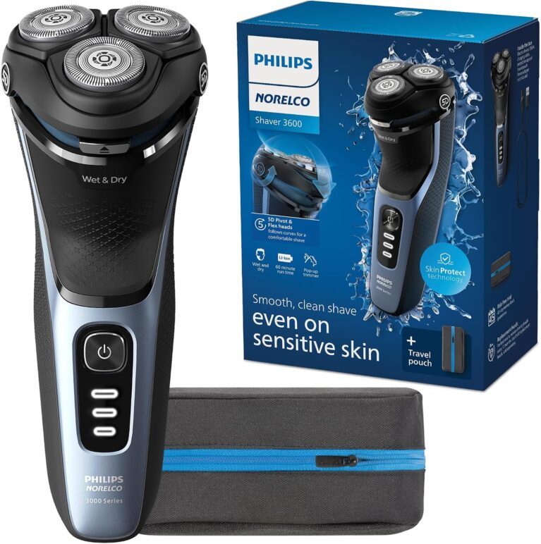 Philips Norelco 3600 Electric Shaver, Storm Blue