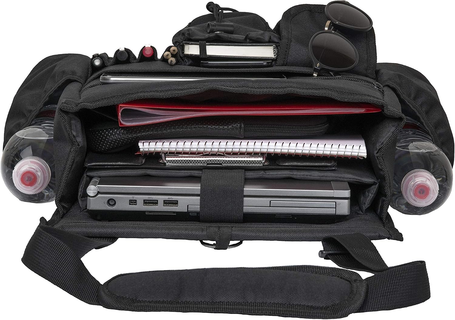 Tidify Back Seat Car Organizer with Dedicated Tablet and Laptop Storage Stabilizing Side Straps Soft Adjustable Shoulder Strap and Hardened Buckles Your Office Away from Office - Image 4