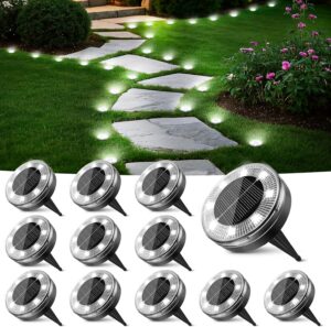 Peasur Mini Solar Ground Lights, 12...