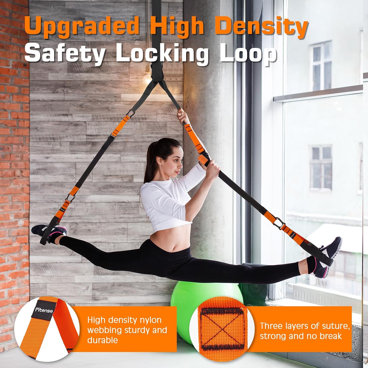 Home Resistance Training Kit, Suspension Trainer Straps with Adjustable Extension, Door Anchor, and Carry Bag – Strength Training Equipment for Full Body Bodyweight Workouts at Home or Outdoors - Image 4
