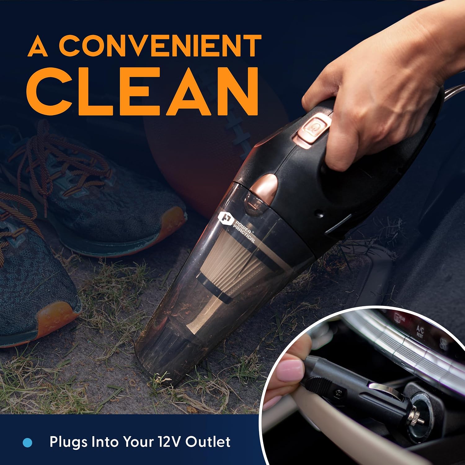 ThisWorx Handheld Car Vacuum, Portable Car Vacuum Cleaner with 16Ft Cord - Image 5