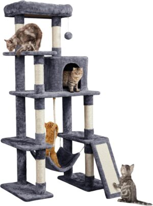Yaheetech 63in Sturdy Large Cat Tre...