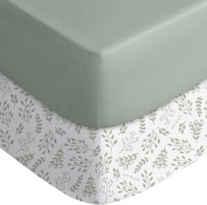 Yoofoss 2-Pack Baby Crib Sheets for...