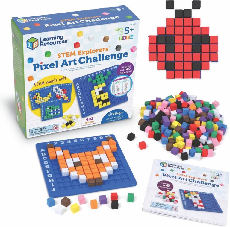Learning Resources STEM Explorers Pixel Art Challenge