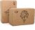 U&M Cork Yoga Blocks 2 Pack Set,Natural Cork High Density 9″x6″x4″ Yoga Blocks Odor-Resistant Non-Slip for Yoga, General Fitness, Pilates, Stretching and Toning