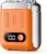 Mini Electric Shaver, Dual Head Waterproof Rechargeable Razor Mini Wet Dry Shaving Razor for Travel Home (Orange)