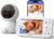 1080P WiFi Baby Monitor With Camera And Audio,4″ Screen,PTZ 360°,2.4GHz