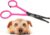 Tiny Trim 4.5″ Ball-Tipped Scissor for Dog, Cat and all Pet Grooming – Ear, Nose, Face & Paw – Scaredy Cut’s small Safety Scissor