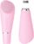 Silicone Face Scrubber Blackhead Scraper Rechargeable 2-in-1 Facial Cleansing Brush & Skin Spatula Duo, IPX7 Waterproof Exfoliating Massager Deep Cleansing for Women and Men(Light Pink)