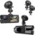 1080P Dual Dash Camera for Car Front and Inside Dashcam Car Security Video Recorder,170°Wide Angle Vehicle Cam,WDR,G-Sensor,Loop Recording,Night Vision (Dual Dash Cam Without Card)