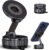 Jikasho Vacuum Magnetic Car Phone Holder for Magsafe, Hands-Free 360° Adjustable Suction Cup Phone Mount for Car/Gym/Mirror/Smooth Surface, Compatible with iPhone & Android (Black-360° Rotating Base)
