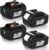 4 Pack 6.0Ah Replacement 18V Battery BL1860B Replacement Batteries