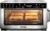 Gourmia Toaster Oven Air Fryer – 4 Slice Capacity, Single Door, Digital Display, Air Fry, Toast & Dehydrate, Convection Cooking, Fits 8” Pizza, 3 Rack Positions, Dishwasher-Safe Trays, Stainless Steel